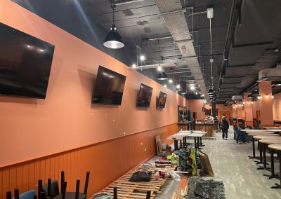Hospitality venue fit-out nearing completion at Bar10 Irvine