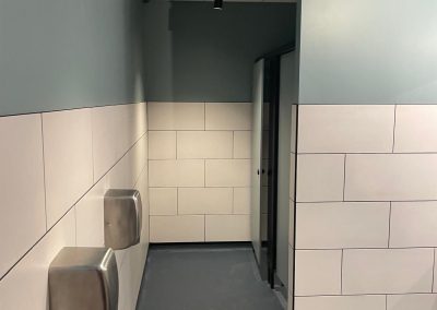 Commercial washroom refurbishment at Bar10 Irvine