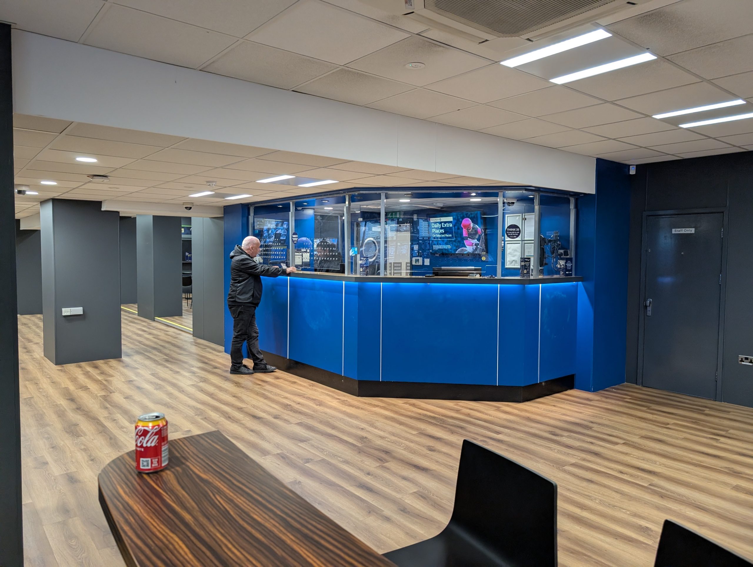 Finished retail interior showing bespoke joinery and panelling by Central Shop Maintenance