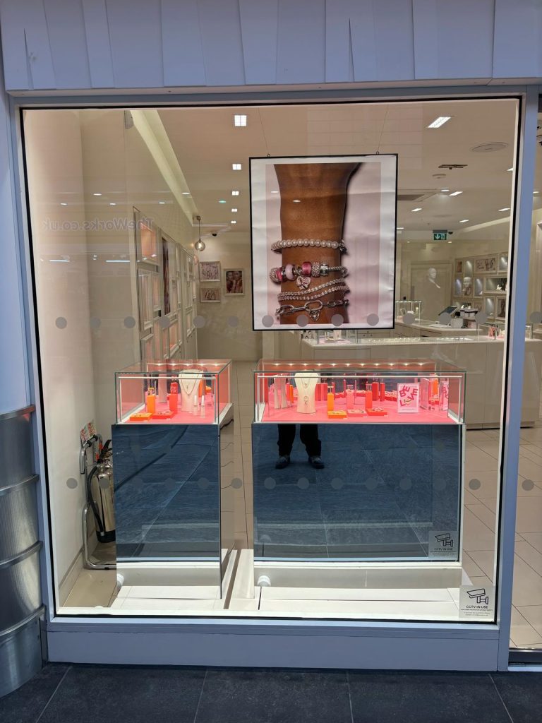 Pandora Nuneaton ceiling and lighting upgrade