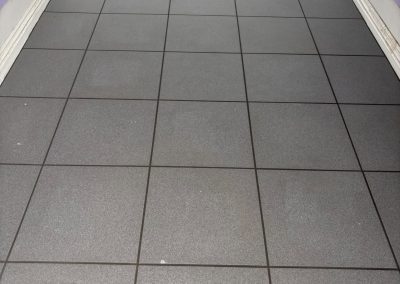 New tiled flooring at entrance of Summerwood Vets Blackwood